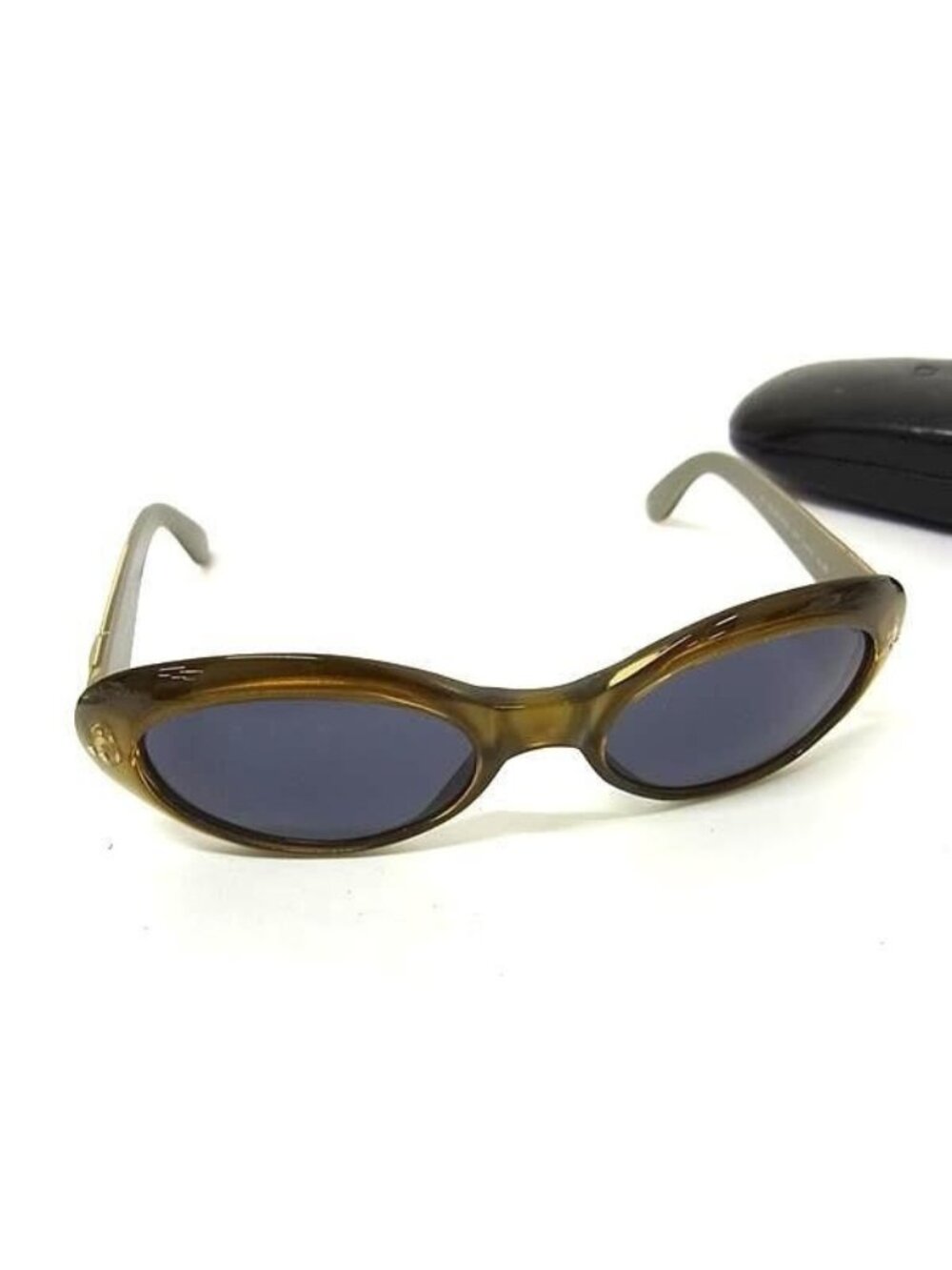 Gucci Sunglasses G Logo S Khaki Optil Eyewear Silver